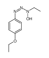 N-[(4-ethoxyphenyl)diazenyl]-N-ethylhydroxylamine Structure