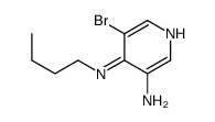 (3-Bromo-5-nitro-pyridin-4-yl)-butyl-amine Structure