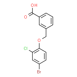 3-(4-BROMO-2-CHLORO-PHENOXYMETHYL)-BENZOIC ACID picture