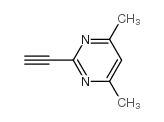 2-乙炔基-4,6-二甲基嘧啶结构式