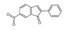 6-nitro-2-phenyl-inden-1-one Structure