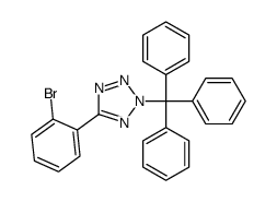 5-(2-bromophenyl)-2-trityltetrazole Structure