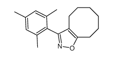 3-(2,4,6-trimethylphenyl)-4,5,6,7,8,9-hexahydrocycloocta[d][1,2]oxazole Structure