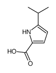 5-异丙基-1H-吡咯-2-羧酸结构式