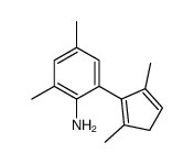 2-(2,5-dimethylcyclopenta-1,4-dien-1-yl)-4,6-dimethylaniline结构式