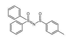 Benzenesulfinamide, 4-methyl-N-(oxidodiphenyl-λ4-sulfanylidene) Structure