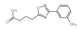 4-[3-(3-methylphenyl)-1,2,4-oxadiazol-5-yl]butanoic acid图片