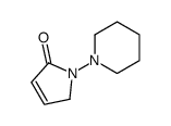 1-piperidin-1-yl-2H-pyrrol-5-one Structure