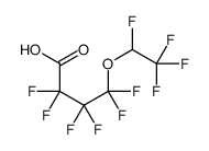 2,2,3,3,4,4-hexafluoro-4-(1,2,2,2-tetrafluoroethoxy)butanoic acid结构式