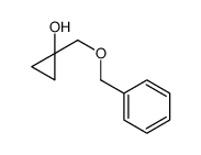 1-(phenylmethoxymethyl)cyclopropan-1-ol Structure