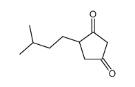 4-Isopentyl-1,3-cyclopentanedione structure