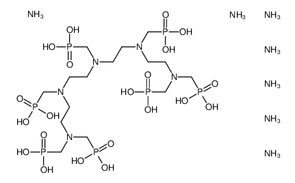 heptaazanium,N'-[2-[bis(phosphonatomethyl)amino]ethyl]-N-[2-[2-[bis(phosphonatomethyl)amino]ethyl-(phosphonatomethyl)amino]ethyl]-N,N'-bis(phosphonatomethyl)ethane-1,2-diamine,hydron Structure