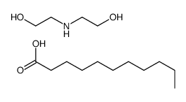 undecanoic acid, compound with 2,2'-iminodiethanol (1:1) structure