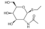 2-Mercaptoethyl 2-(Acetylamino)-2-deoxy-β-D-galactopyranoside structure