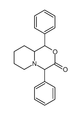 1,4-diphenyl-hexahydro-pyrido[2,1-c][1,4]oxazin-3-one Structure