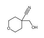 4-(羟甲基)四氢-2H-吡喃-4-甲腈结构式