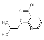 2-(ISOBUTYLAMINO)NICOTINIC ACID Structure