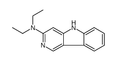 N,N-diethyl-5H-pyrido[4,3-b]indol-3-amine Structure