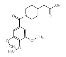 [1-(3,4,5-Trimethoxybenzoyl)piperidin-4-yl]-acetic acid picture