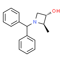 trans-1-(diphenylmethyl)-2-methylazetidin-3-ol结构式