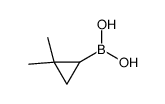 (2,2-dimethylcyclopropyl)boronic acid structure