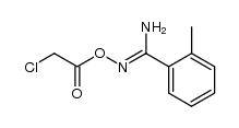 (Z)-N'-(2-chloroacetoxy)-2-methylbenzimidamide结构式