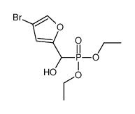 (4-bromofuran-2-yl)-diethoxyphosphorylmethanol Structure