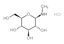 N-METHYL-BETA-D-GLUCOPYRANOSYLAMINE HYDROCHLORIDE structure