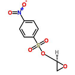 (S)-(+)-对硝基苯磺酸缩水甘油酯结构式