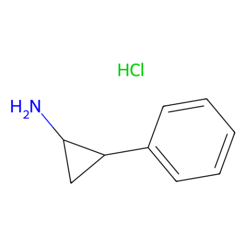 (1S,2S)-2-Phenylcyclopropanamine hydrochloride (1:1) Structure