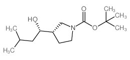 (S)-3-((s)-1-羟基-3-甲基丁基)吡咯烷-1-羧酸叔丁酯图片