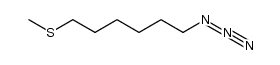 (6-azidohexyl)(methyl)sulfane结构式