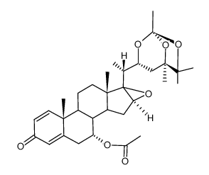 (17R,22R,24S)-7α-Acetoxy-16β,17-epoxy-22,24,25-(ethylidynetrisoxy)ergosta-1,4-dien-3-one picture