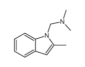 1-((N,N-dimethylamino)methyl)-2-methylindole Structure