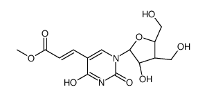 methyl (E)-3-[1-[(2R,3S,4S,5S)-3-hydroxy-4,5-bis(hydroxymethyl)oxolan-2-yl]-2,4-dioxopyrimidin-5-yl]prop-2-enoate Structure