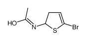 N-(5-Bromo-2,3-dihydro-2-thiophenyl)acetamide Structure