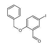 5-iodo-2-phenylmethoxybenzaldehyde Structure