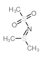 Sulfilimine, S, S-dimethyl-N- (methylsulfonyl)- structure