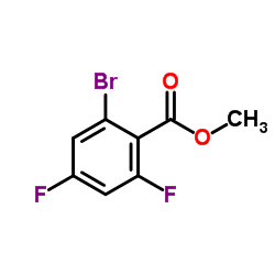 Methyl 2-bromo-4,6-difluorobenzoate structure