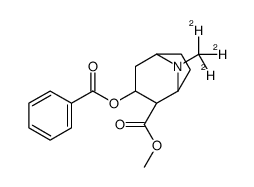 methyl (1S,3S,4R,5R)-3-benzoyloxy-8-(trideuteriomethyl)-8-azabicyclo[3.2.1]octane-4-carboxylate结构式