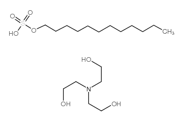 triethanolamine lauryl sulfate Structure