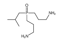 3-[3-aminopropyl(2-methylpropyl)phosphoryl]propan-1-amine Structure