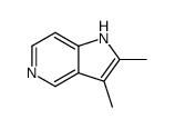 2,3-Dimethyl-1H-pyrrolo[3,2-c]pyridine结构式