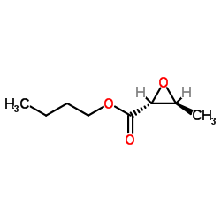 N-BUTYL(2R,3S)-(-)-2,3-EPOXY BUTYRATE Structure