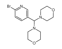 2-bromo-5-(dimorpholinomethyl)pyridine Structure