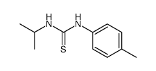 N-Isopropyl-N'-(4-methylphenyl)thioharnstoff Structure