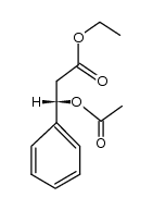 ethyl (S)-3-acetoxy-3-phenylpropanoate结构式