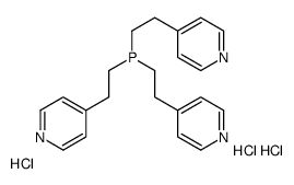 tris(2-pyridin-4-ylethyl)phosphane,trihydrochloride Structure