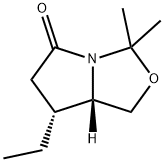 (7R,7aS)-7-ethyl-3,3-dimethyltetrahydro-3H,5H-pyrrolo[1,2-c]oxazol-5-one picture