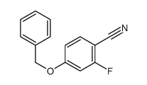 4-(苄氧基)-2-氟苯腈结构式